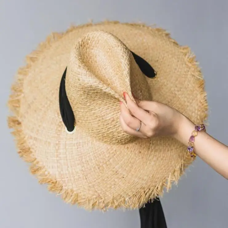 Роскошный женский роскошный Пляжный головной убор сомбреро Мужской Летние