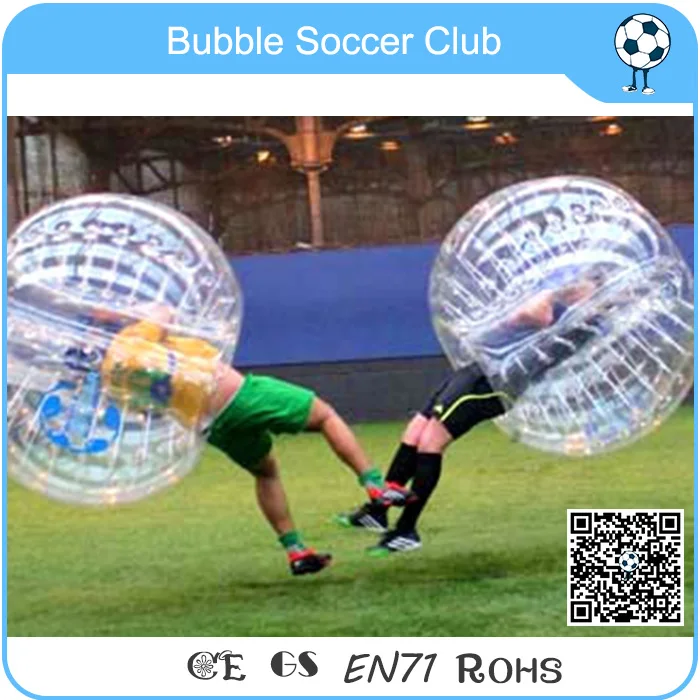 Free Shipping 4PCS(2 Red+2 Blue) TPU 1.5m Bumper Ball zorb Loopy Bubble Soccer Football |