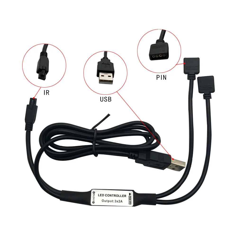Led контроллер 44 клавиши LED IR RGB/RGBW светодиодные лампы контроллера ИК-пульт диммер