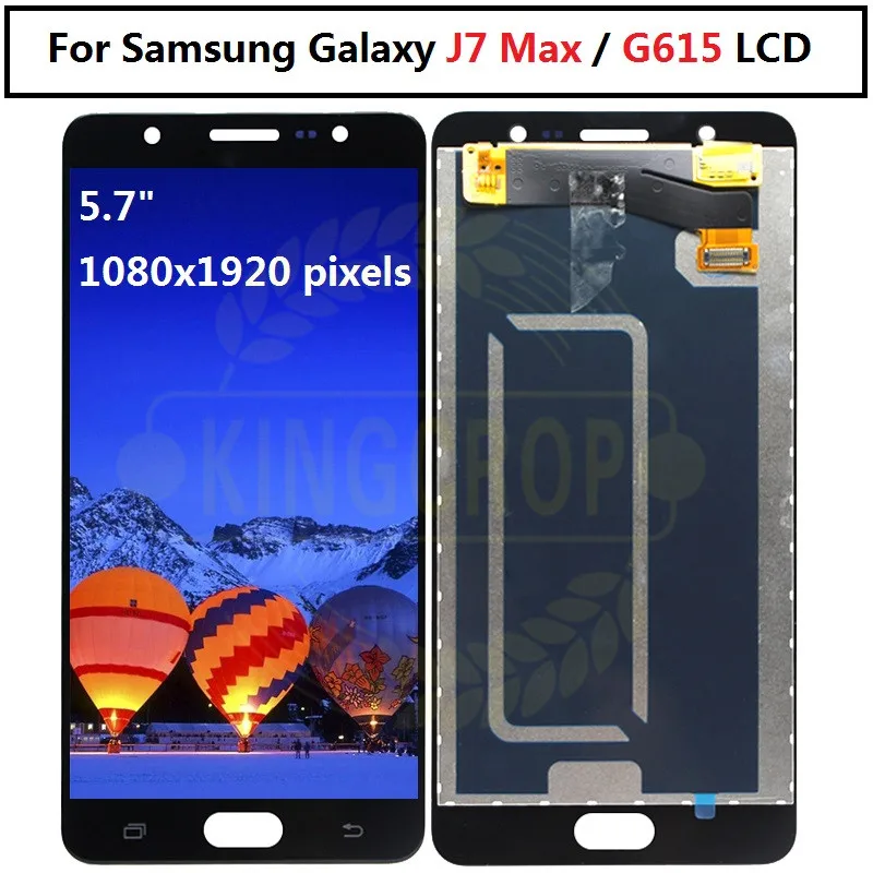 Для Samsung J7 MAX дисплей Сенсорная панель дигитайзер в сборе запасные части для SAMSUNG