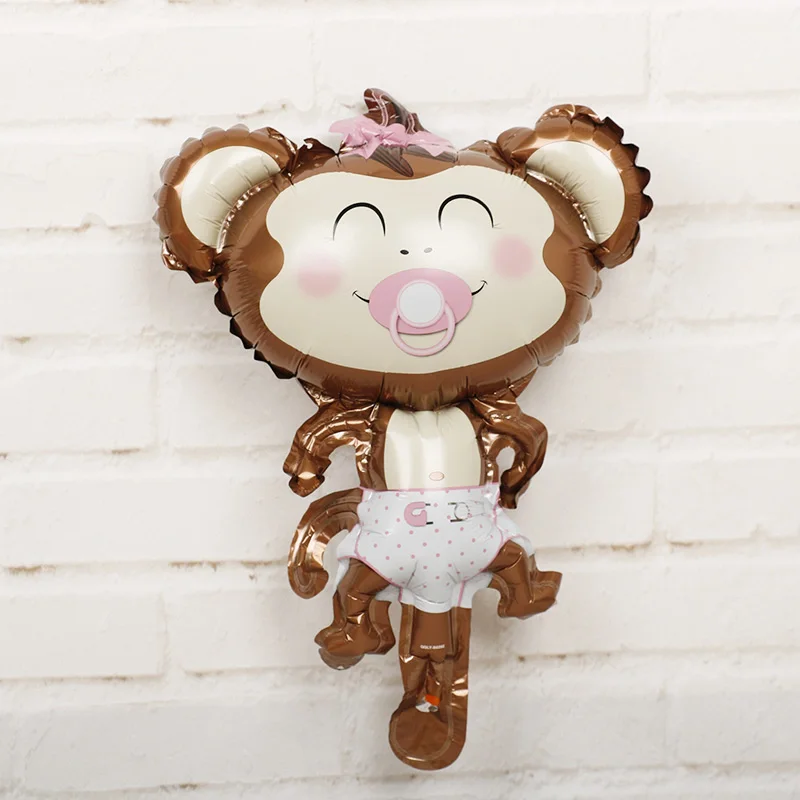 5PCS pink nipple Милые воздушные шары из фольги с изображением лисы, 5 шт./лот, милые воздушные шары с котом, вечерние воздушные шары с украшением в виде животных, принадлежности для тематической вечеринки, globos - Цвет: 5PCS pink nipple