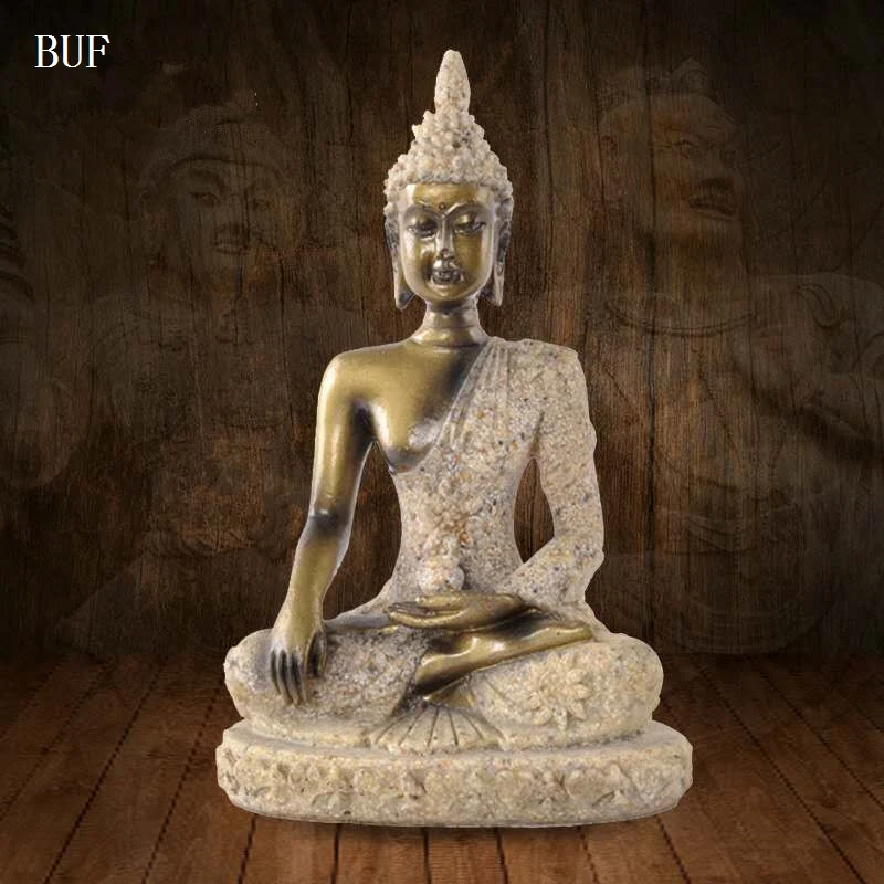 Статуя Будды из смолы BUF татагата Индия Йога мандала буддизм скульптура домашний