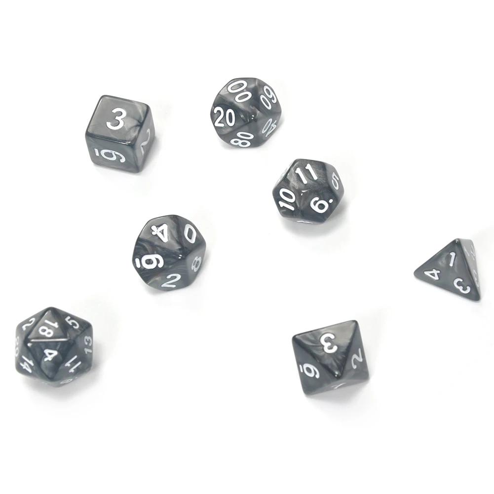 Подземелья и Драконы 7 шт./набор креативная игра в ролевые игры кости D &