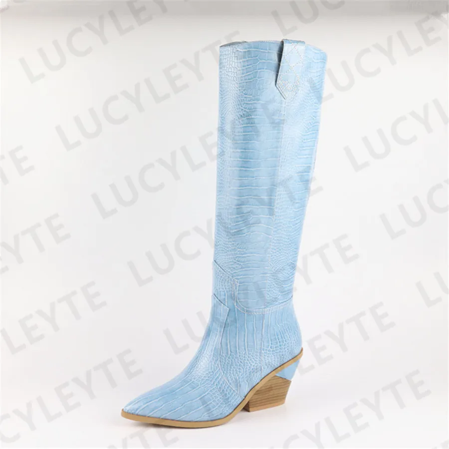 LUCYLEYTE/Брендовая женская обувь на высоком каблуке Сезон весна зима Большие