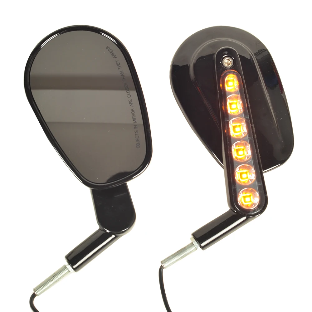 Черные зеркала заднего вида Чехол для Harley V-ROD V ROD VRSCF | Автомобили и мотоциклы