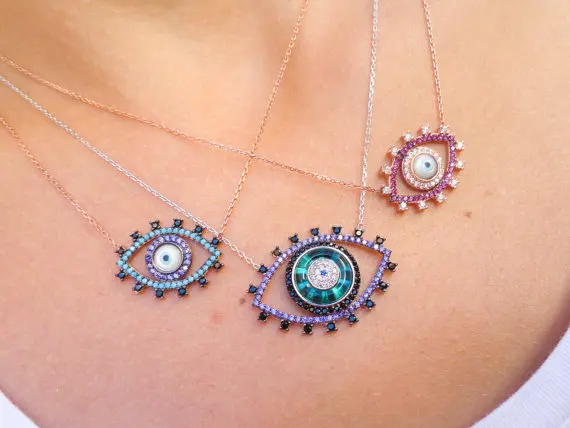 Ювелирные изделия цвета розового золота красный синий фиолетовый красочный