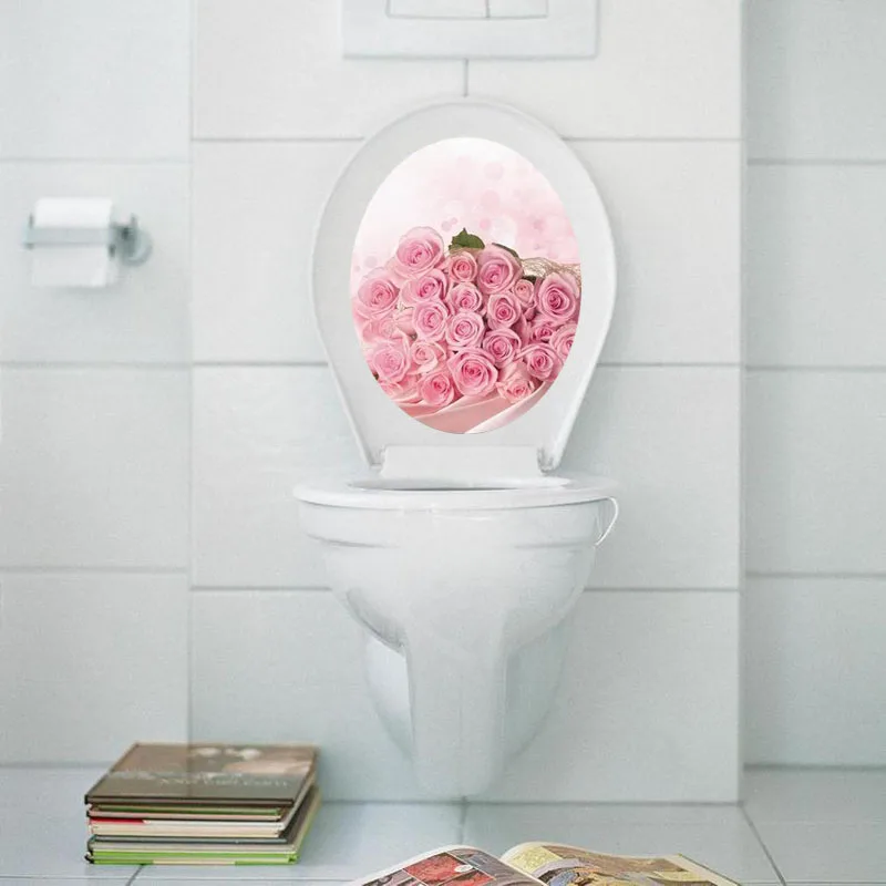 Большой рот Туалет наклейки на стены Микки украшения. DIY винила Главная Наклейка