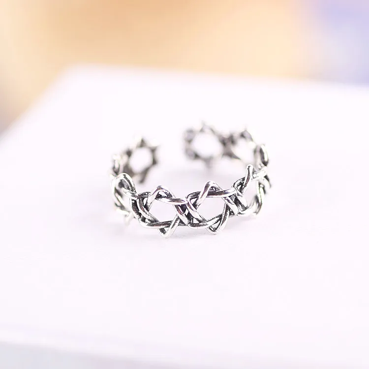 Серебряное кольцо из серебра 925 пробы тайская технология звездное открытие |