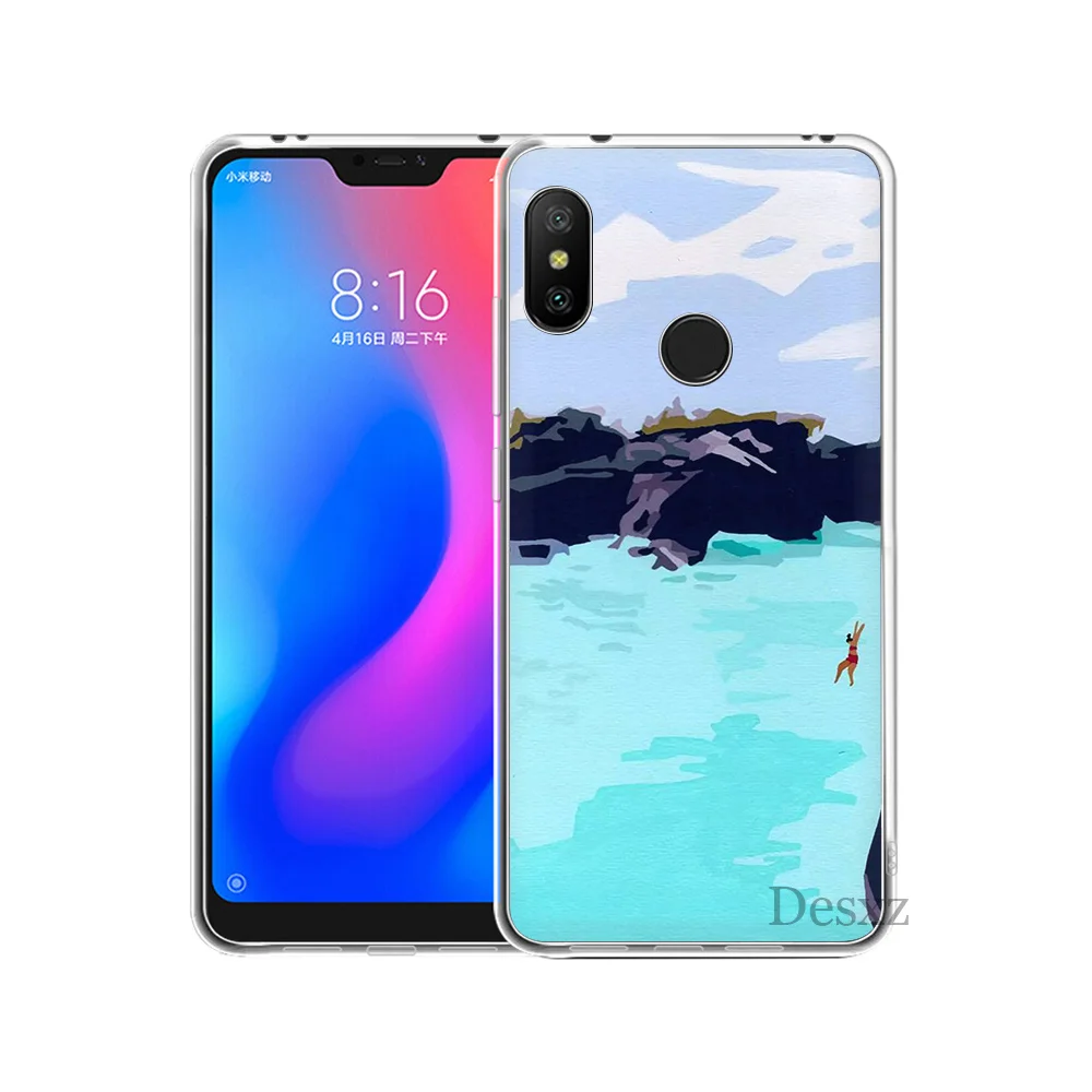 Чехол для телефона летний плавательный бассейн с небом Xiaomi Redmi 3S 3 4 Pro Pro4 Prime 4A 4X 5 5A