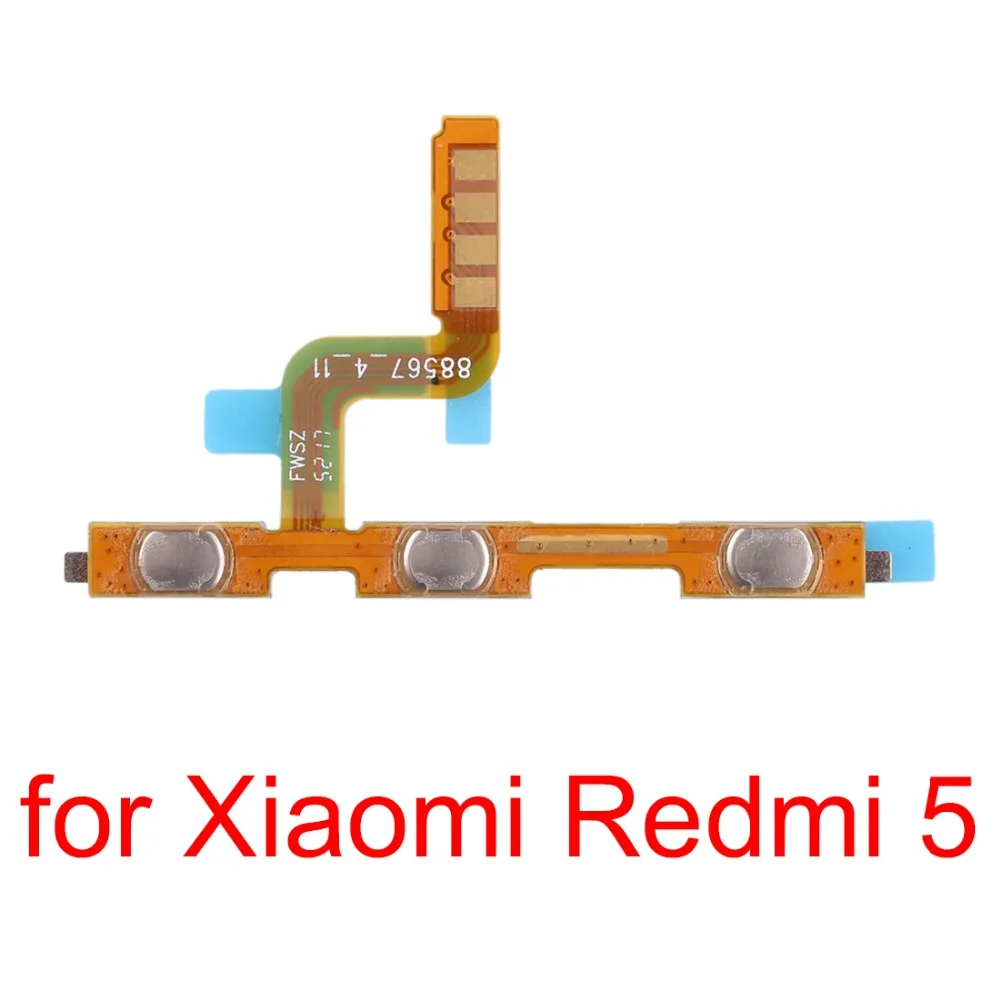 Кнопка питания + гибкий кабель для Xiaomi Redmi 5/Mi 3/4X/4 Prime/Note 4X/4i/2A/Mix 2/4/3 Pro/6X/A2/Plus \ 8 SE