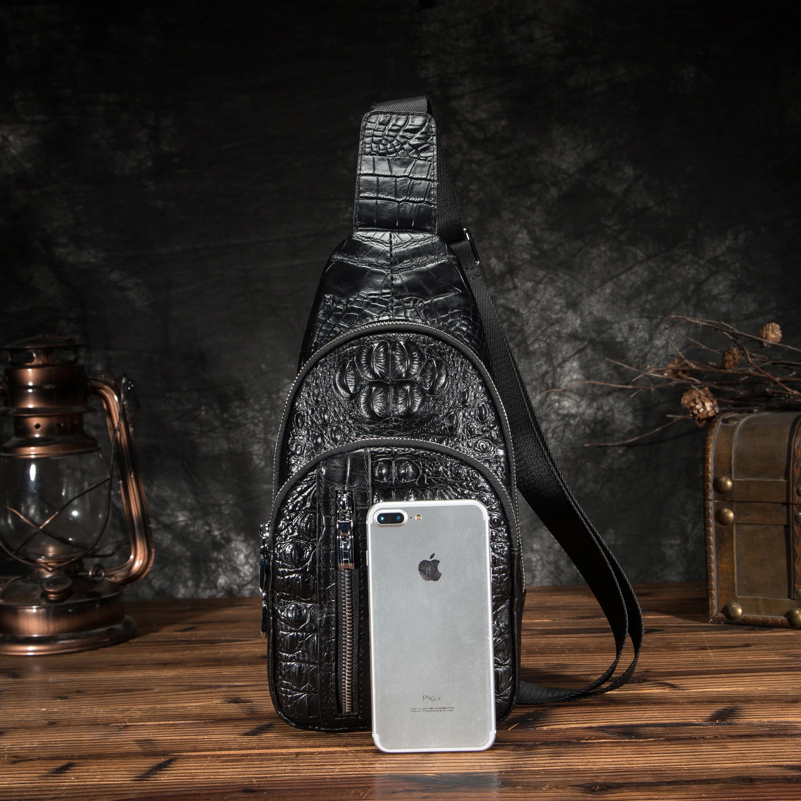 Качественная мужская сумка из натуральной кожи модная через плечо с