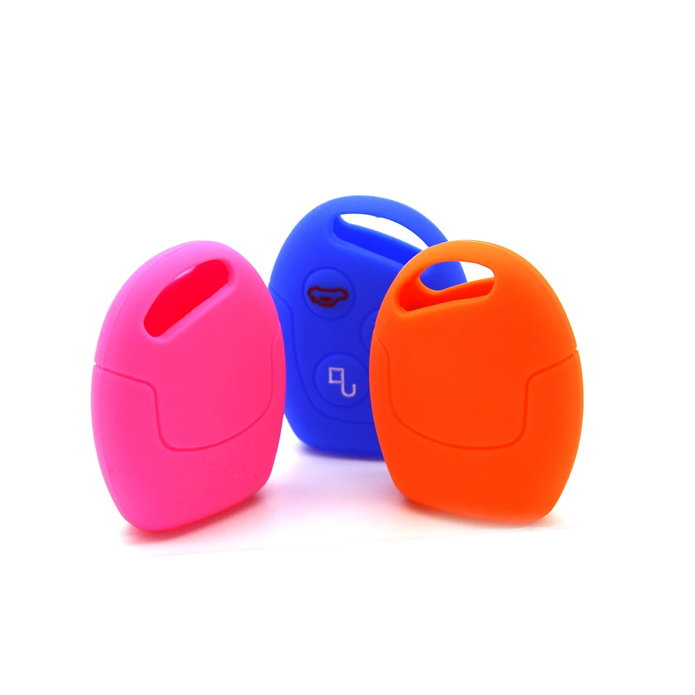 3 кнопки Мягкий силиконовый чехол для ключей от машины набор крышка Focus Mondeo 2 MK4