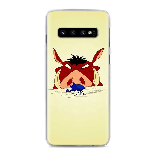 05 Король Лев Hakuna Matata чехол для телефона s для samsung Galaxy S10e S10 S8 S9 Plus M10 M20 M30 A50 S6 S7 Edge жесткий чехол - Цвет: 05