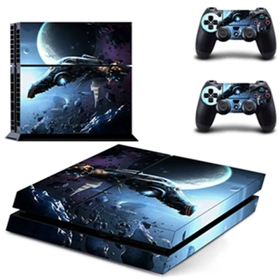 GYTM2199 Наклейки для PS4 для консоли Playstation 4, геймпад, виниловые наклейки, чехол, звездное небо, аксессуары для игровой станции 4 - Цвет: GYTM2199