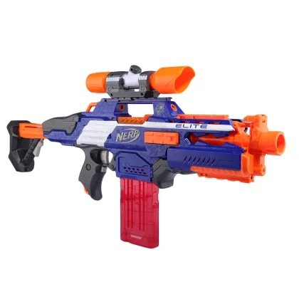 Модифицированная часть передней трубки прицельное устройство для Nerf Элитной серии-оранжевый+ серый