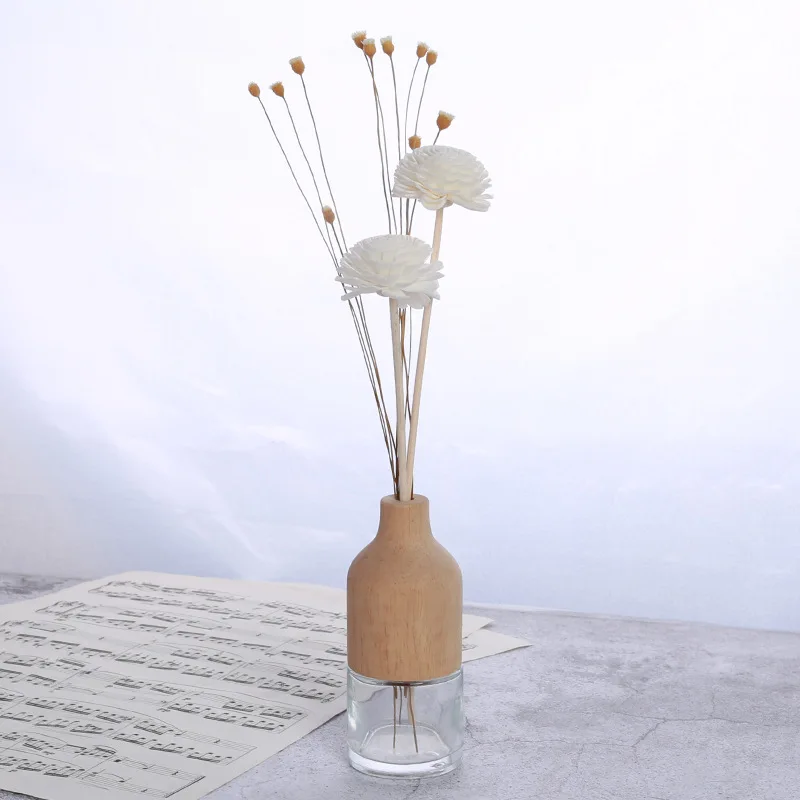 Lychee Life 10 шт. 22 см маленький цветок бутон Рид диффузор поддельный цветок DIY ручной работы украшения дома современный простой стиль ротанга