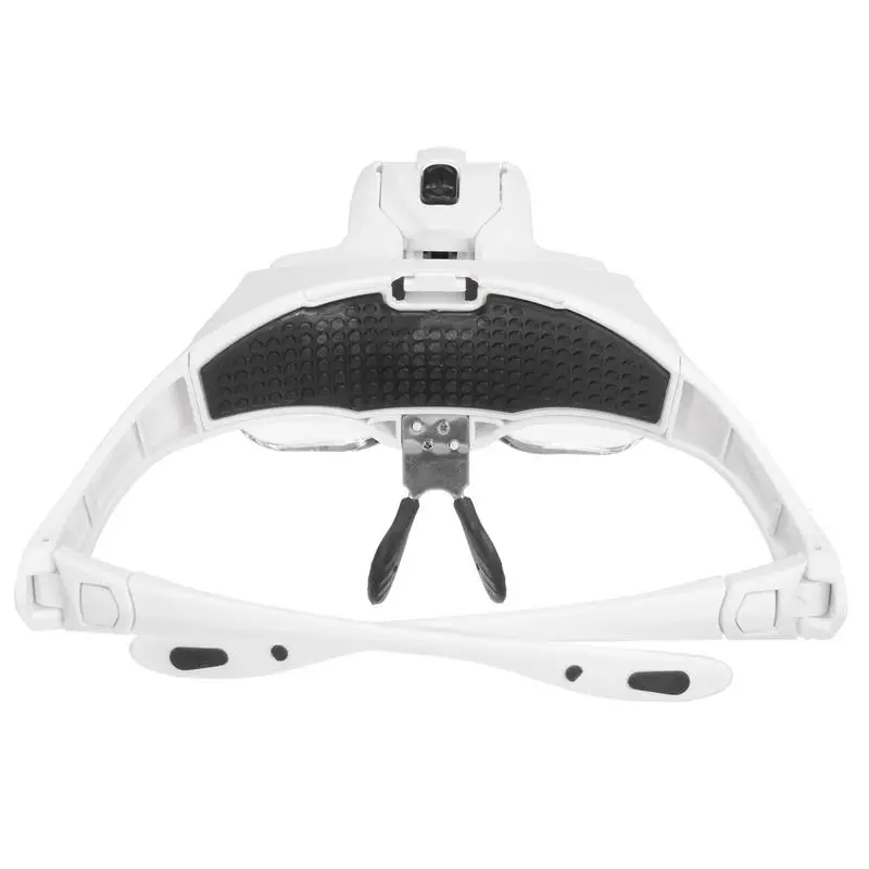 Лупа с 5 линзами регулируемая на голову светодиодный светильник лампа