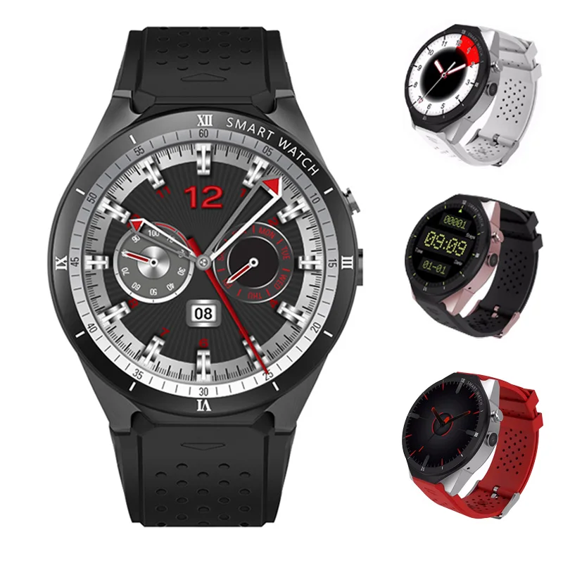 RUIJIE KW88 Pro умные часы для мужчин Android 7,1 часы MTK6580 3g Smartwatch 1 ГБ 16 ГБ монитор сердечного ритма gps с камерой 2 МП