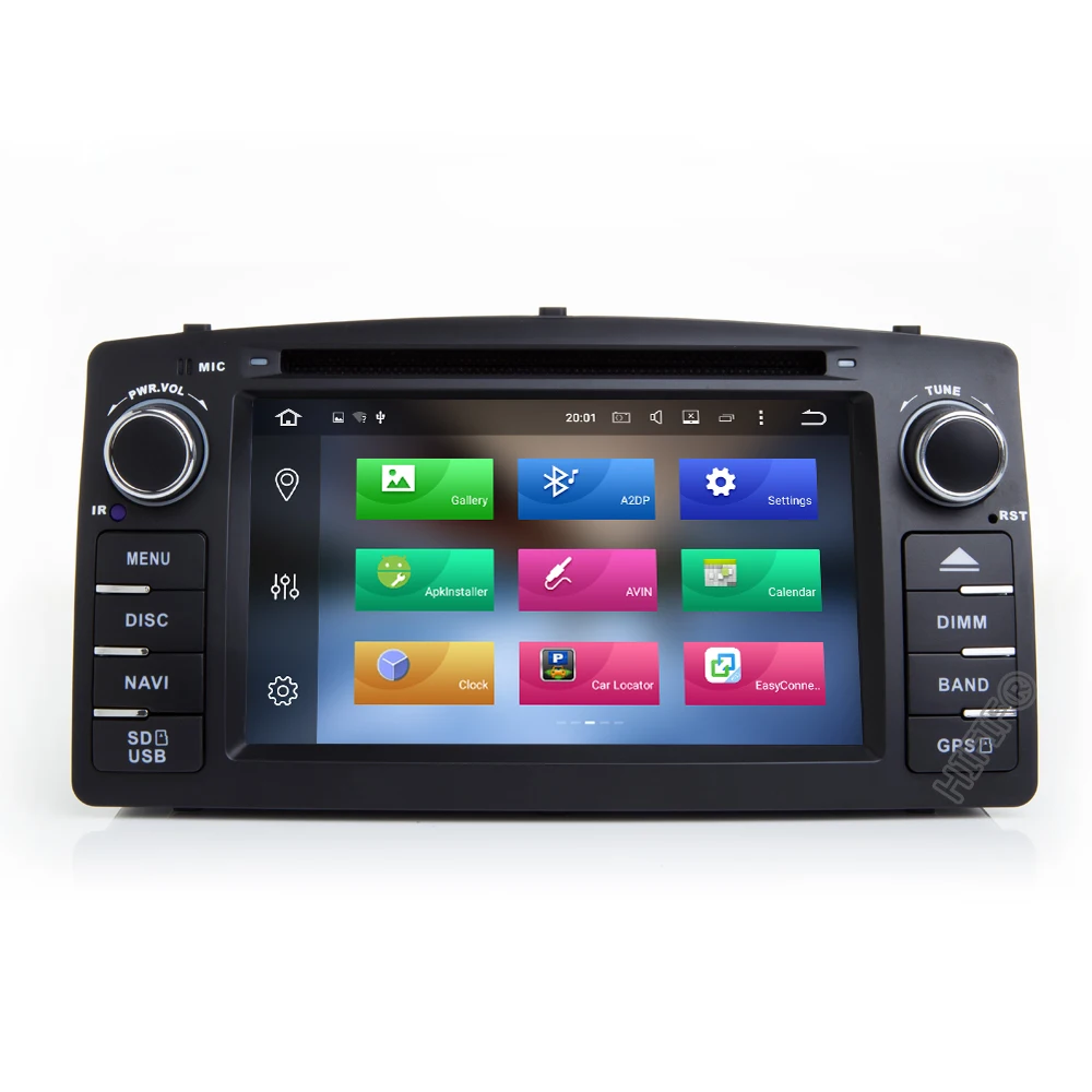 DSP 2 din Android 10 4G 64G Автомобильный dvd плеер Carplay для Toyota Corolla E120 BYD F3 мультимедийный