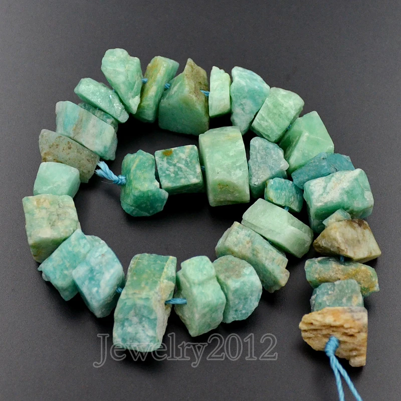 2 нити/партия бусины из натурального амазонита 14 16 мм 15 5 дюйма|bead wholesale|wholesale beadsgems