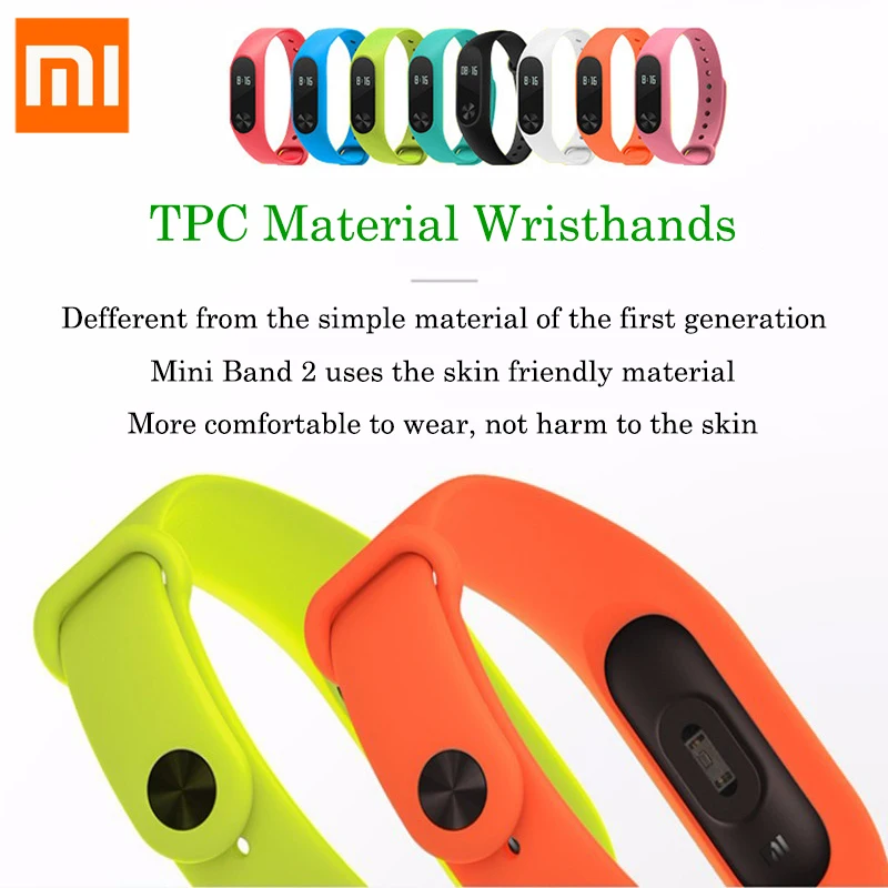 Оригинальный Смарт-браслет Xiaomi Mi Band 2 фитнес-браслет пульсометр IP67