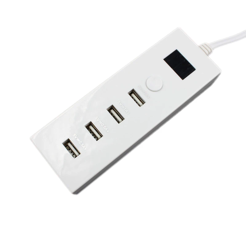 Универсальное настольное зарядное устройство Kebidu с 4 USB портами постоянный ток 5 В