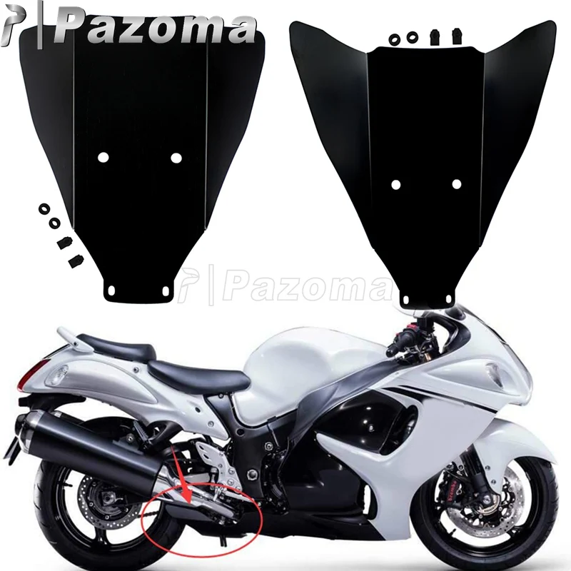 Черный мотоциклетный нижний под животом алюминиевое крыло двигателя капотом
