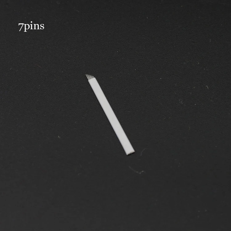 100 шт. иглы для татуажа бровей|tattoo needles|eyebrow tattoo needlemicroblading 7 pin |