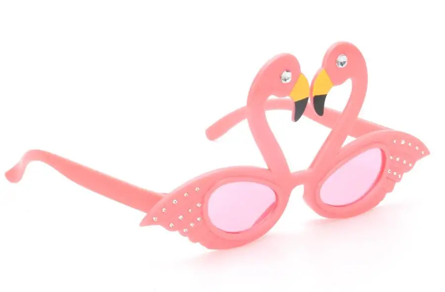 Коктейльные Гавайские солнцезащитные очки Flamingo Новые забавные для тропического