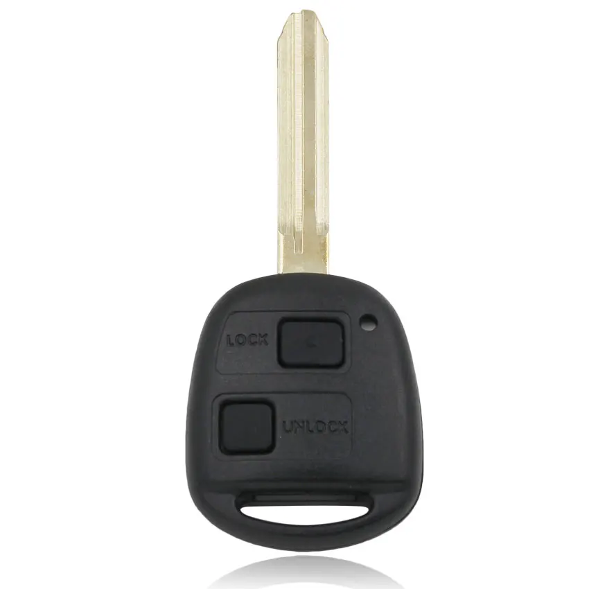 2 кнопки Замена оболочки дистанционного ключа корпус чехол FOB для TOYOTA YARIS RAV4 COROLLA