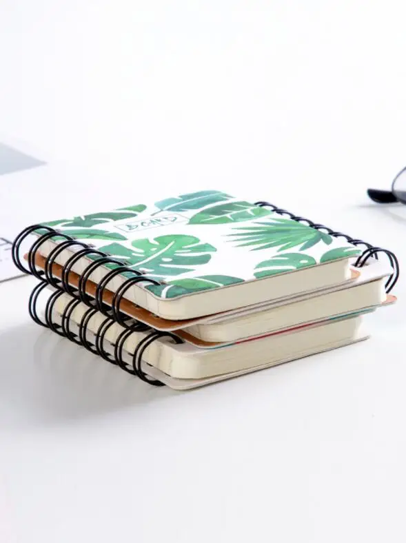 Fresh Spiral Coil Notebook 3 PCS/Lot Cute School Supplies Student Small Book Creative Diary Planner | Канцтовары для офиса и