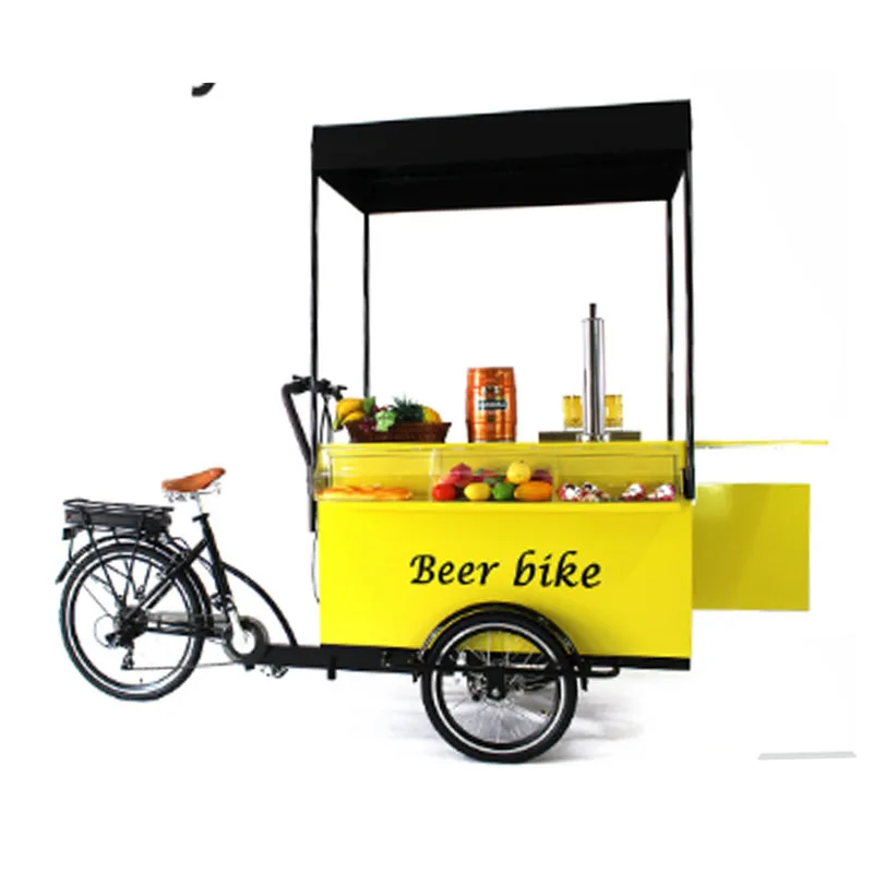 Электрический грузовик для пищевых продуктов на открытом воздухе Халяль еда