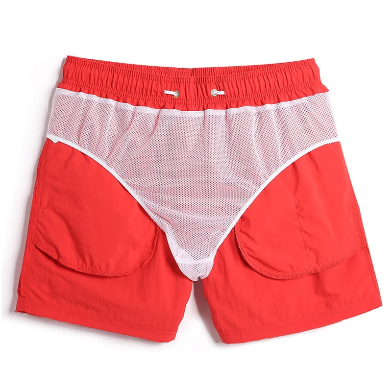 Мужские нейлоновые шорты для плавания купальный костюм сексуальный пляжные