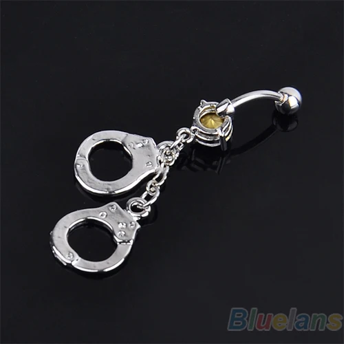 Женские наручники Стразы пирсинг тела пупок кольцо штанга для пупка|barbell ring|belly
