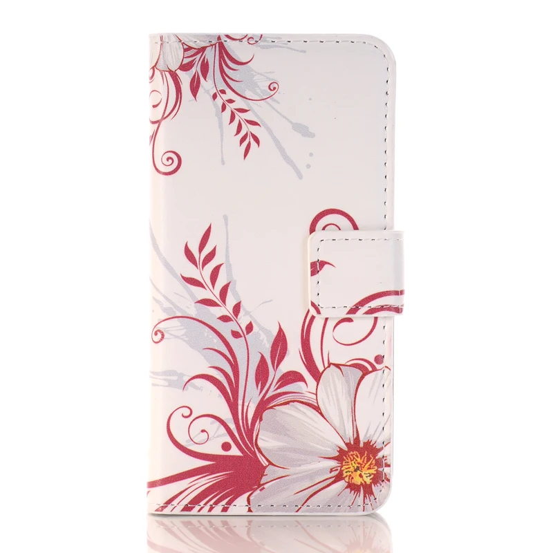 Pink Flower Кожаный чехол-бумажник с бабочкой для SAMSUNG GALAXY S3 S4 S5 Mini S6 Edge Plus G920 S7 Edge G930 Note 3 4 5 III - Цвет: Pink Flower