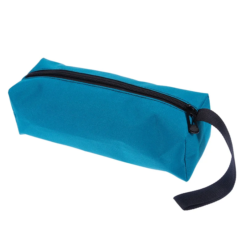 1Pcs Waterproof Pouch Storage Hand Tool Bag Screws Nails Drill Bit Metal Parts Fishing Oxford Canvas Bag - Цвет: As The picture