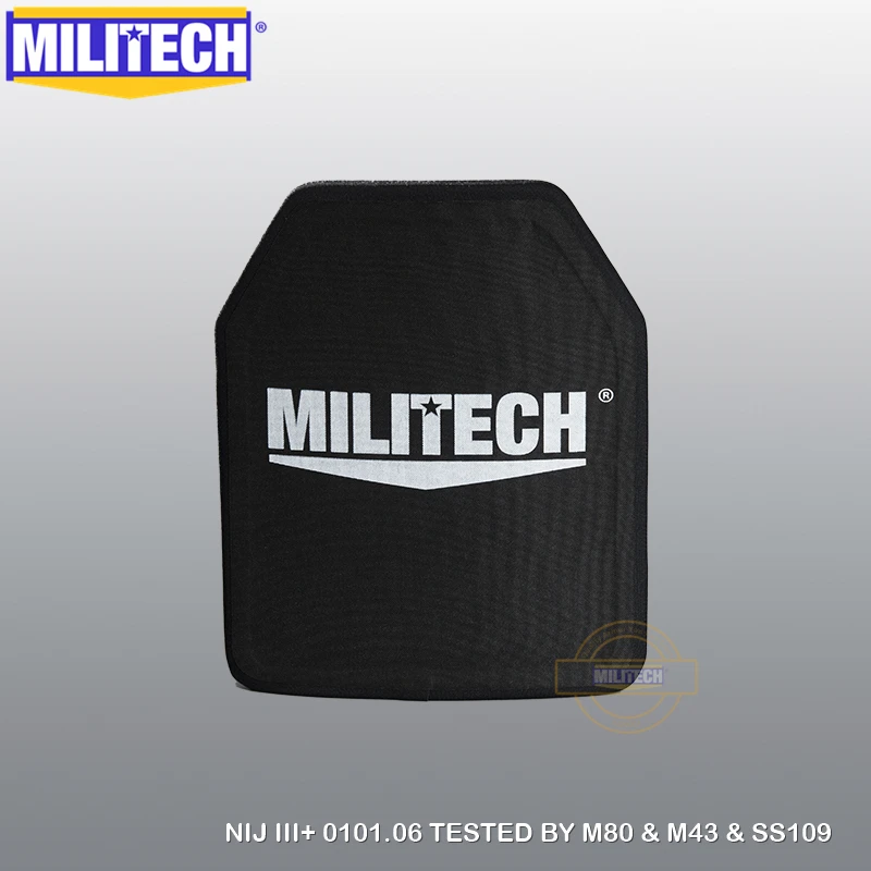 MILITECH глинозема и PE NIJ III+ пуленепробиваемая пластина NIJ уровень 3+ автономная баллистическая панель NIJ уровень 3 AK47& SS109& M80 панель