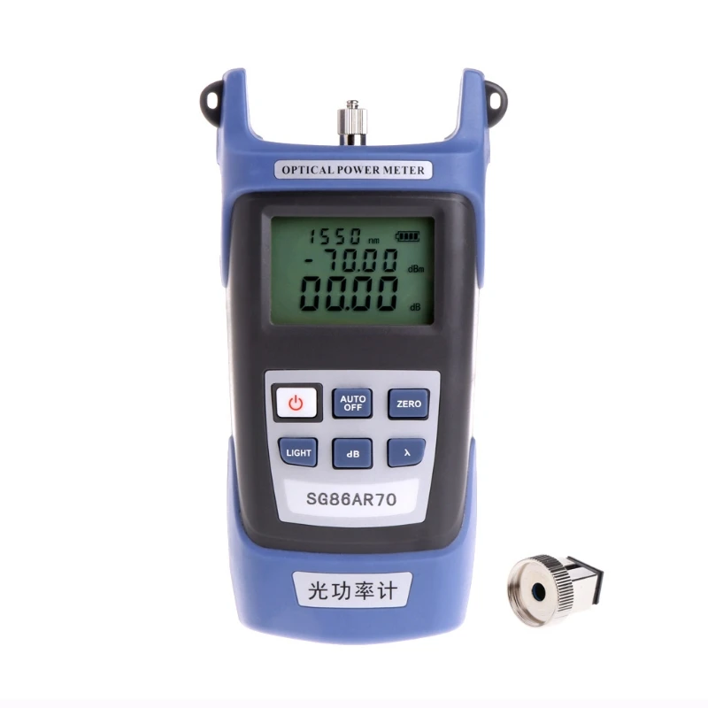 Hoge Precisie Optische Power Meter Fiber Testen Tools Bedrading Licht Verval Tester