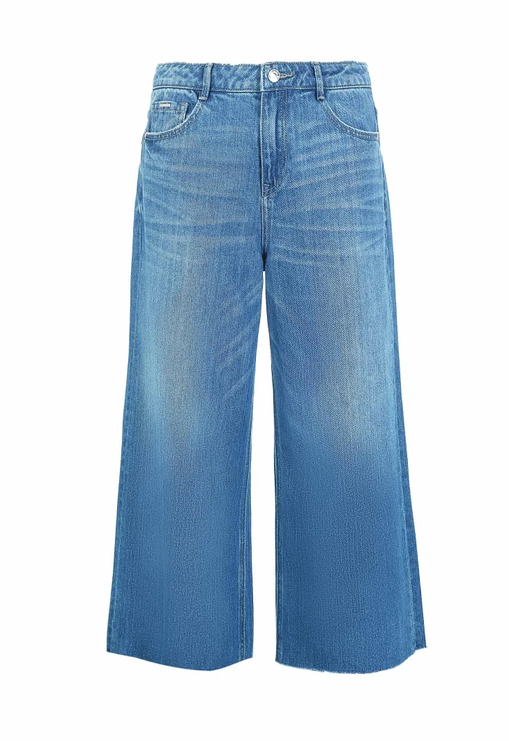 Vero Moda новые женские свободные джинсы с необработанными краями из хлопка | 31836I514