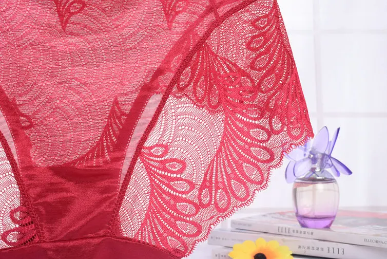 UIECOE Culotte Sexy Underwear Women Full Lace Seamless Transparent Panties Calcinhas Panty Woman Briefs Knickers |
