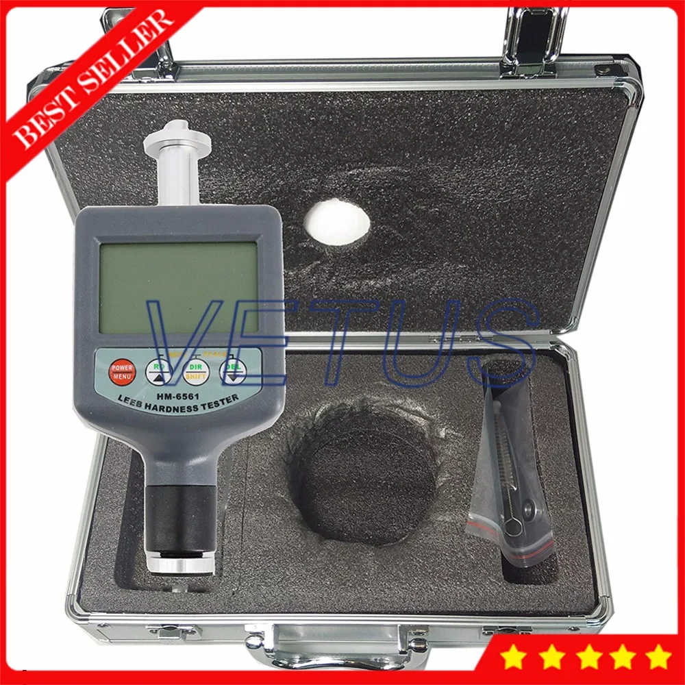 HM6561 интегрированный портативный Sclerometer цифровой Rebound Leeb Измеритель Твердости 200 ~