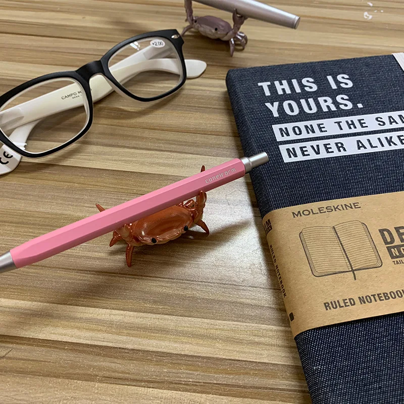 Креативные держатели для ручки офисные аксессуары милый Краб карандаш держатель