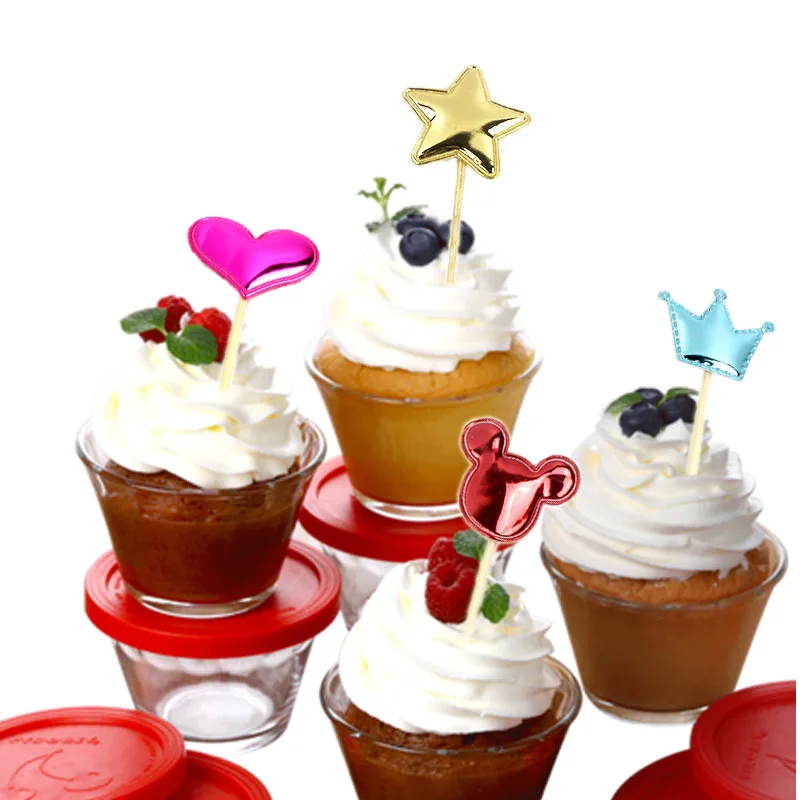 5 шт./лот украшения для торта в виде мишки и сердца|Товары тортов| |