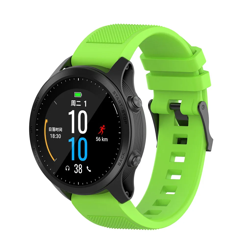 22 мм сменный силиконовый текстурный ремешок для Garmin MARQ series/Fenix 5 Plus/Forerunner945, 935 универсальный браслет