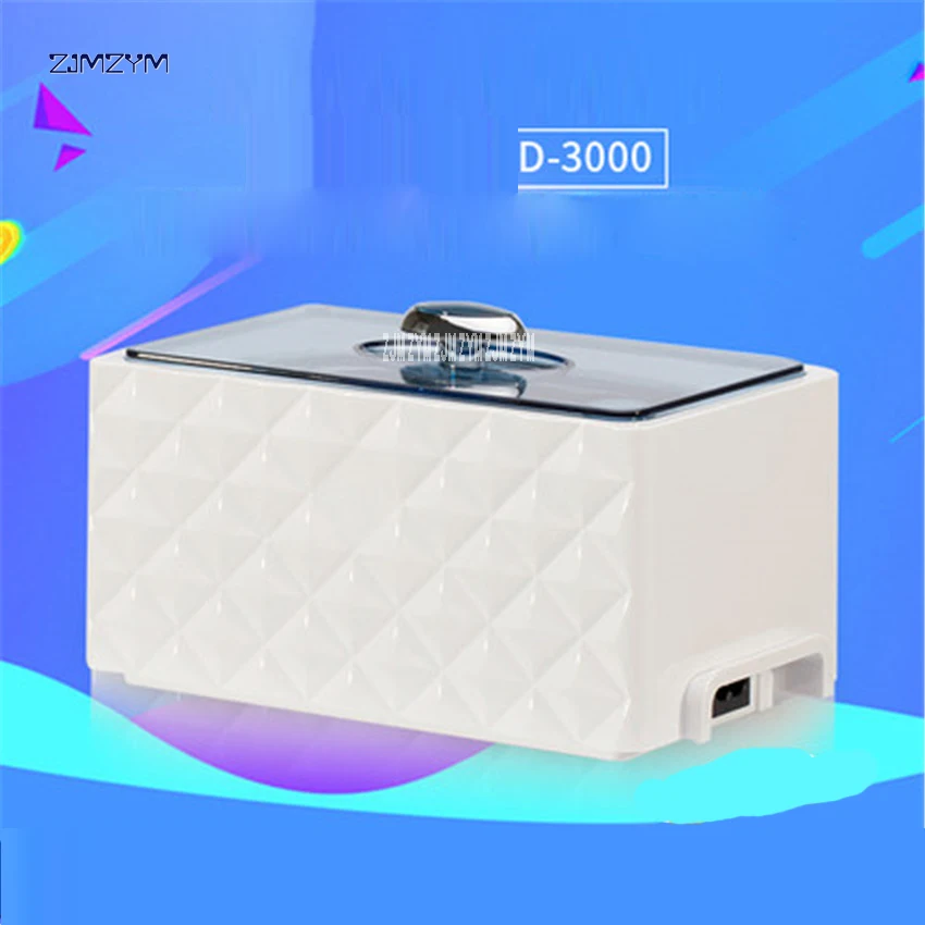 

D-3000 Ультразвуковой очиститель для ванны 0.45L бак корзины ювелирные часы инжекторное кольцо зубной 35 Вт Мини Ультразвуковой очиститель 220V/50Hz