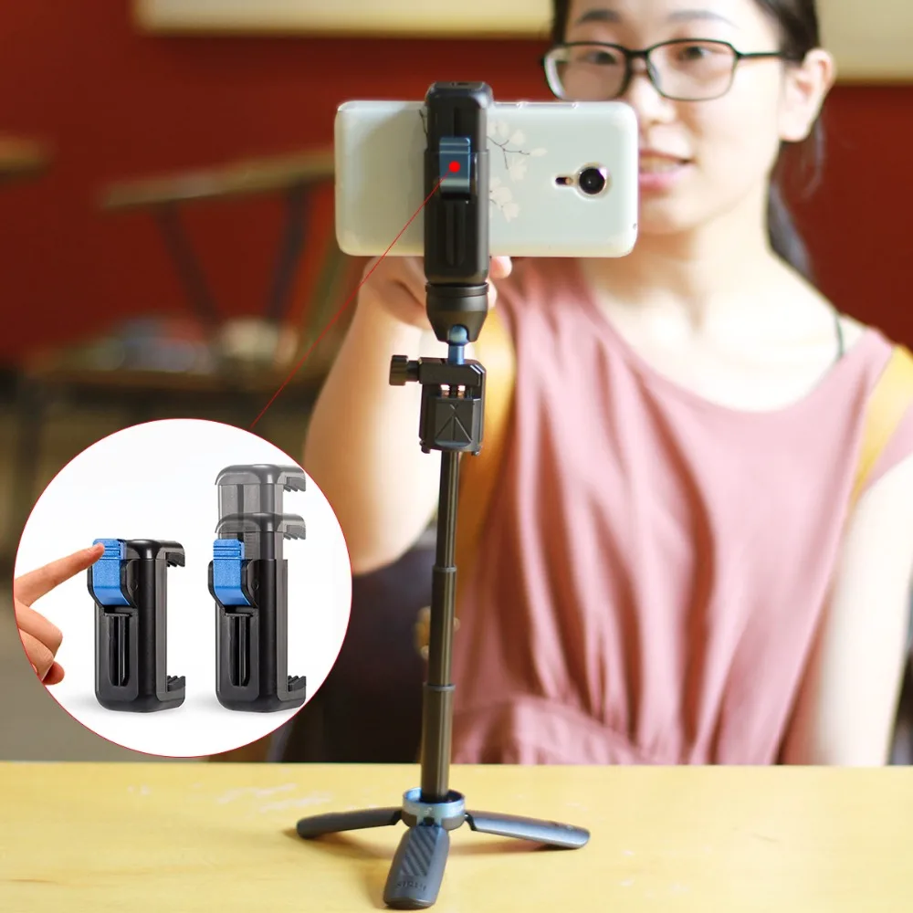 Новый Sirui телефон Selfie stick штатив мини-легкий Выдвижная монопод стенд 360 градусов