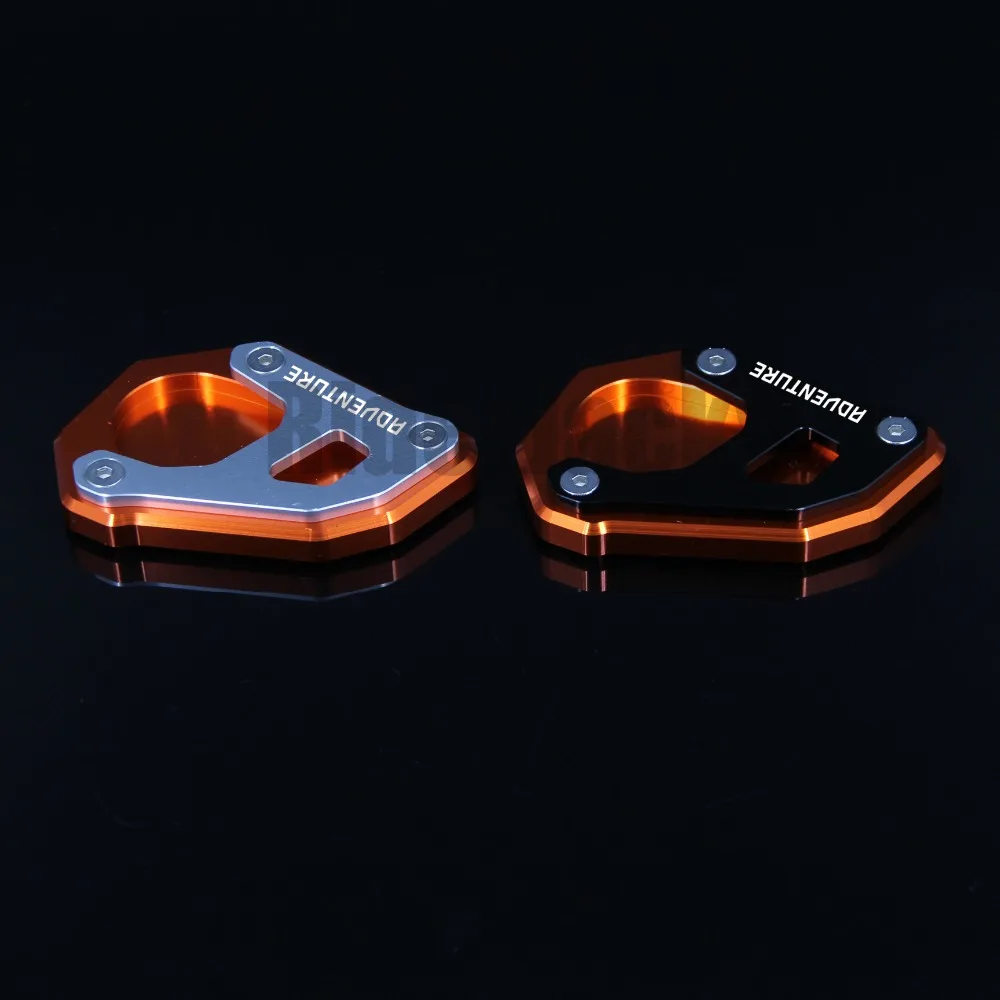 Оранжевая CNC алюминиевая подставка для мотоцикла боковая KTM 1050 1090 1190 1290 Adventure / super