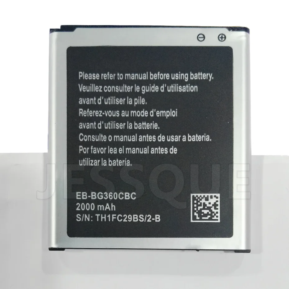 Jessque 2000мАч Батарея для Galaxy Core Prime G360 g3608 G3606 g3609 J2 Win 2 Duos ТВ Samsung sm g360bt аккумулятор +