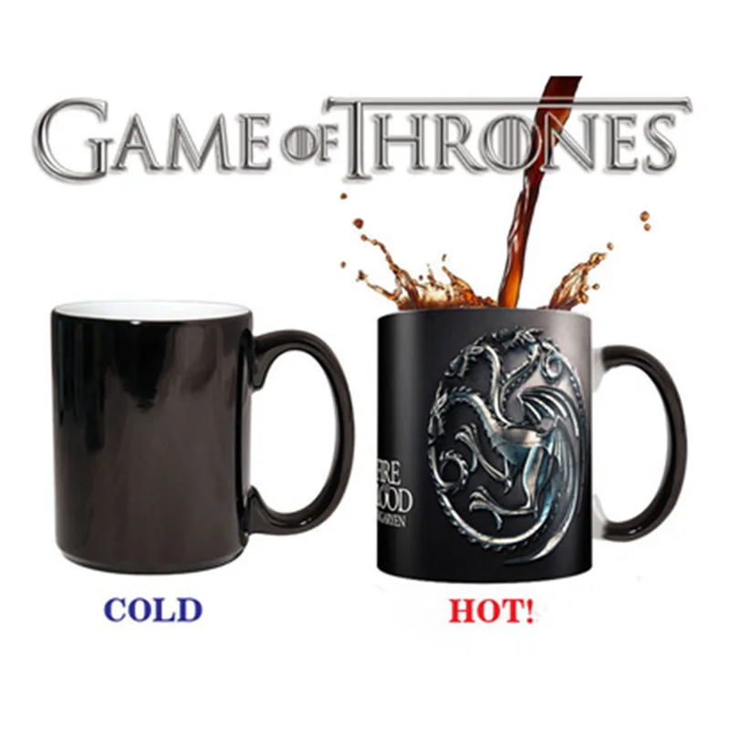 1Pcs Mug Color Change Ceramic Coffee Mug and Cup Heat Reveal Magic Mugs Color Change Fashion Gift for Your Friends Drop Shipping