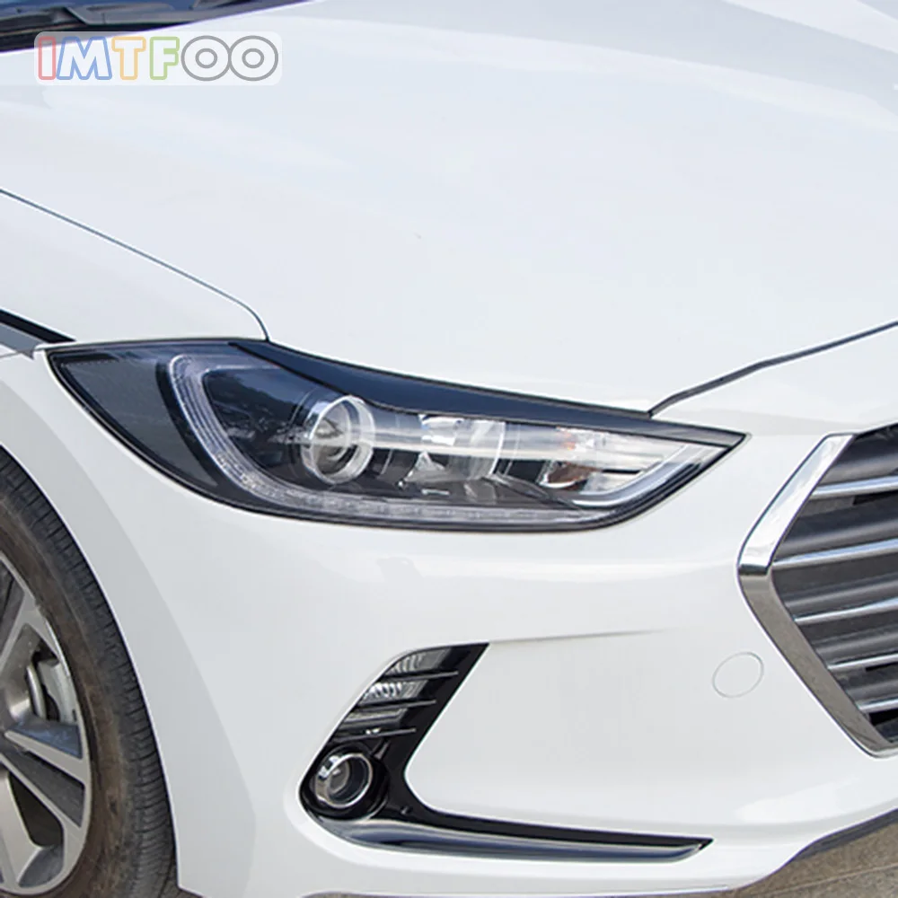 ABS хромированные фары для бровей, веки, Накладка для,,, HYUNDAI ELANTRA AVANTE, автостайлинг